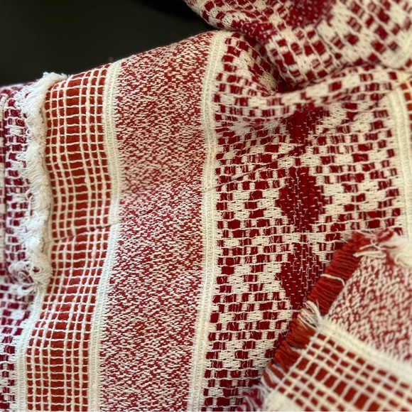 LOFT burgundy and white blazer - Picture 13 of 14